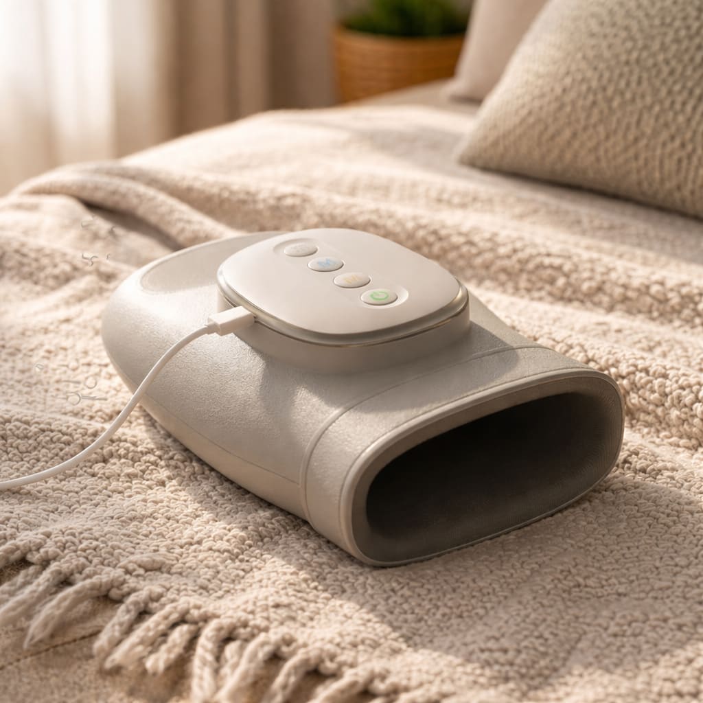 Cordless Hand Massager - Compression & Heat Therapy