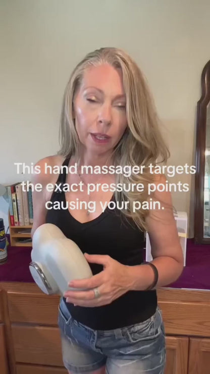 Cordless Hand Massager - Compression & Heat Therapy